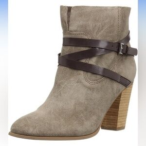 Carlos Santana Ankle Boots Women's 9.5 Strappy Y2K Boho Western Punk Rocker